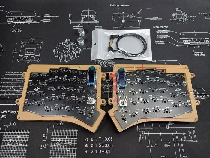Gambar Sofle Split Keyboard Prebuilt Kit - Sofle Pro dari Keyboard Kasep Co. undefined Tokopedia