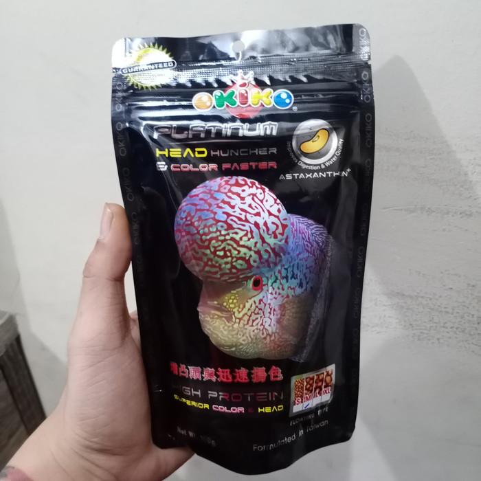 Gambar Pelet Louhan Okiko Platinum Makanan Ikan 100 Gr Size S M L XL Original - PLATINUM, S dari clevshops undefined Tokopedia