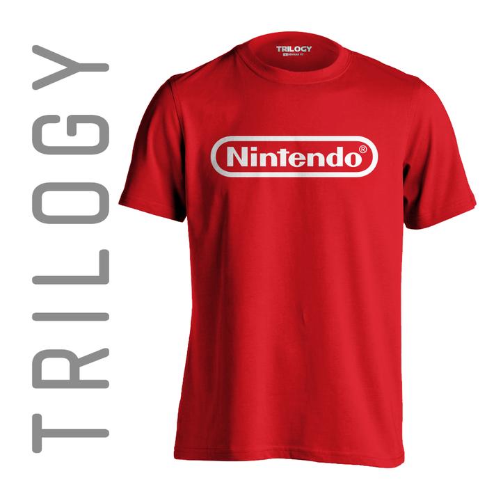 Gambar TRILOGY STI 0218 - Kaos Nintendo Logo - Video Game T-shirt Tshirt - Merah, S dari TRILOGY WEAR undefined Tokopedia