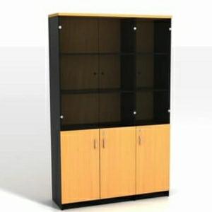 Gambar HIGH CABINET/LEMARI FILE/LEMARI ARSIP/LEMARI BUKU/LEMARI BANTEX. - beech dari MCW furniture undefined Tokopedia