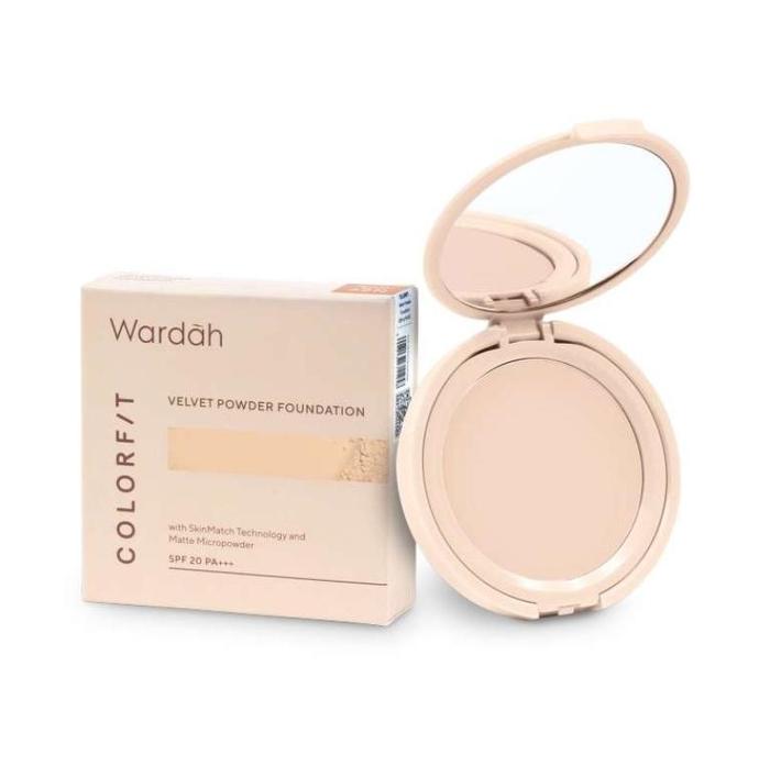 Gambar NEW | Wardah Colorfit Velvet Powder Foundation Bedak TWC - 32N Neutral Bei dari ascocobeauty undefined Tokopedia
