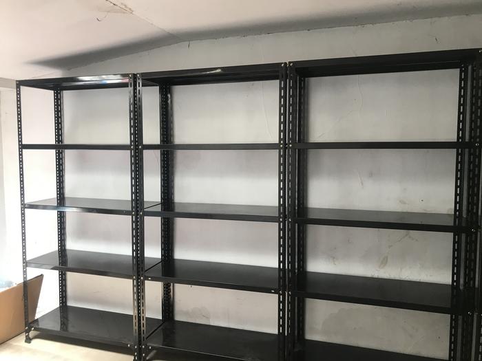 Gambar Rak besi murah bandung 100x50x200 - Hitam, P120xL40xT200 dari UD. Fatine Jaya undefined Tokopedia