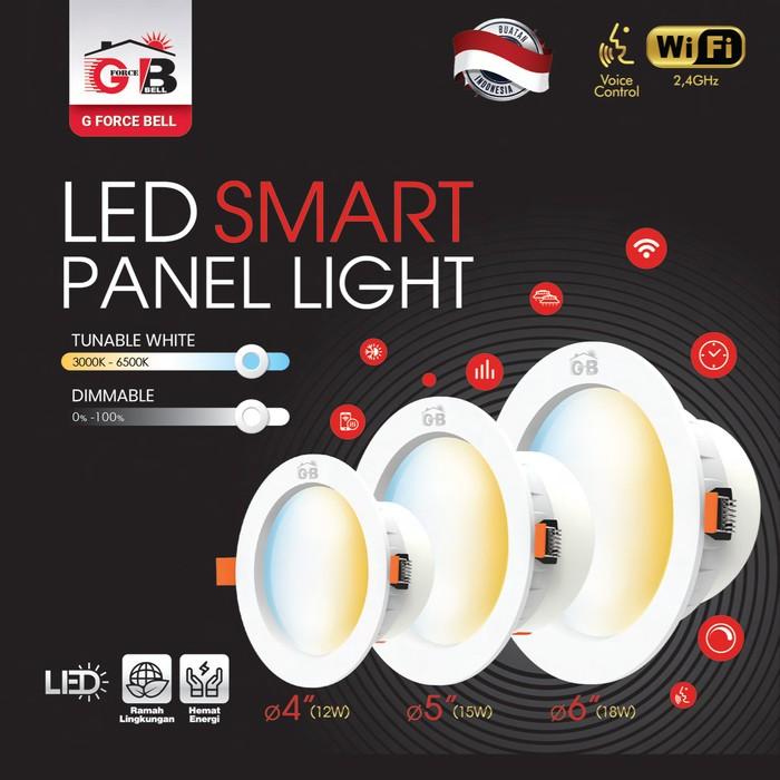 Gambar G FORCE BELL - LED Smart Panel Light 18W dari Smart Energi Shop undefined Tokopedia
