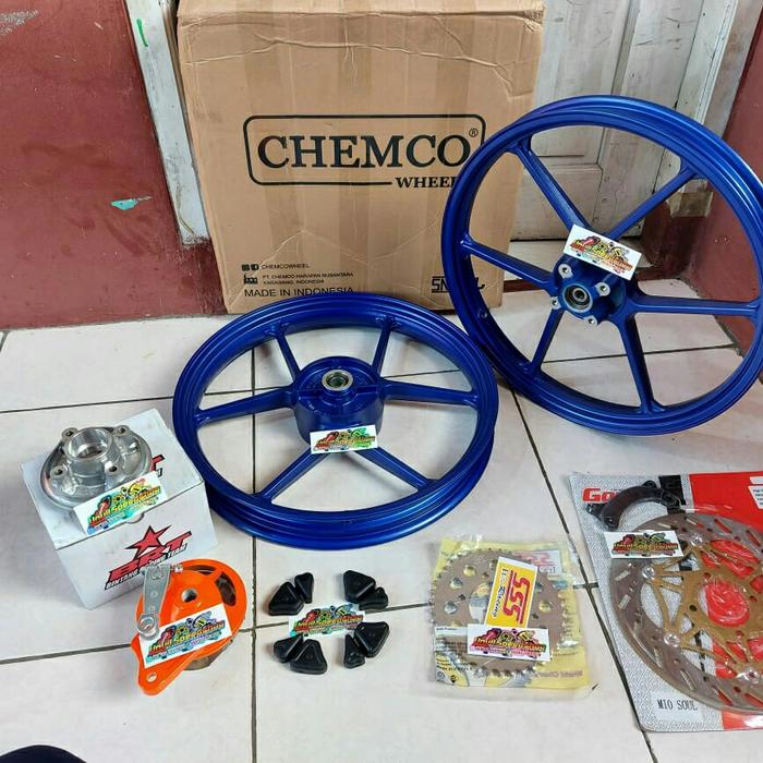 Gambar paket ganteng velk brt chemco 160/185-17 PNP ninja,rx king,tiger,dll - Biru, ninja rr dari Unyil speed shop undefined Tokopedia