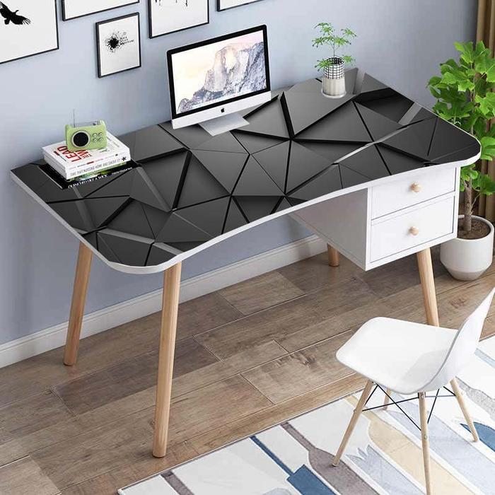 Gambar 3D CUSTOM STICKER COVER MEJA LAPISAN MEJA DESK COVER VINYL STICKER - Motif 1, VSticker Doff dari DWS Wallpaper undefined Tokopedia