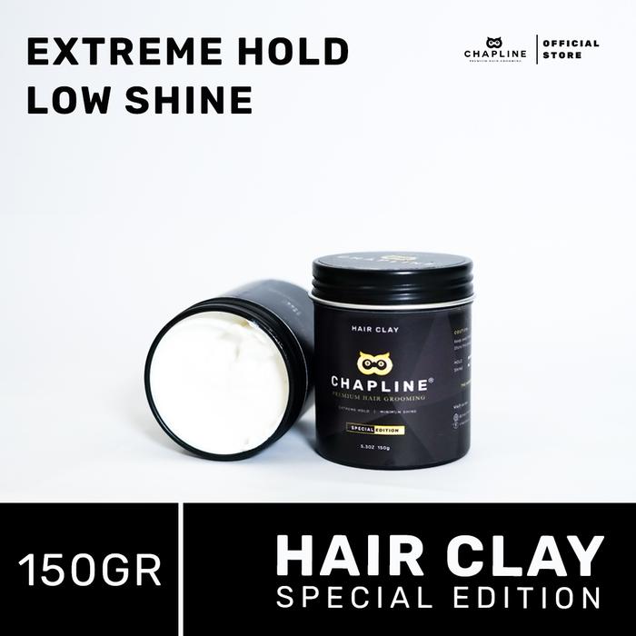 Gambar PREMIUM Pomade Chapline Hair Clay SPECIAL EDITION dari Chapline Official undefined Tokopedia