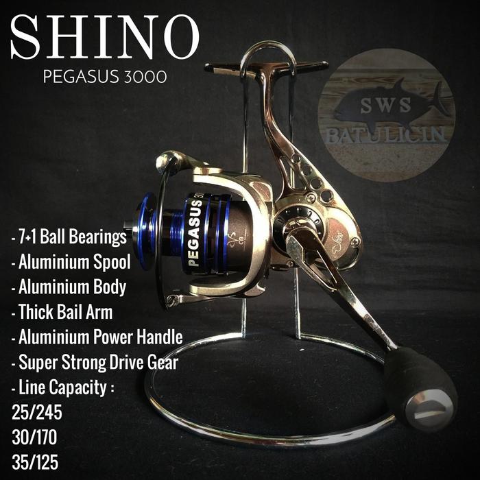 Gambar Spinning Reel Shino Pegasus 3000 dari SwS Batulicin undefined Tokopedia