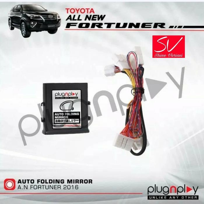 Gambar AUTO FOLDING MIRROR / MODUL RETRACT SPION ALL NEW FORTUNER 2016 - 2021 dari Shine variasi undefined Tokopedia