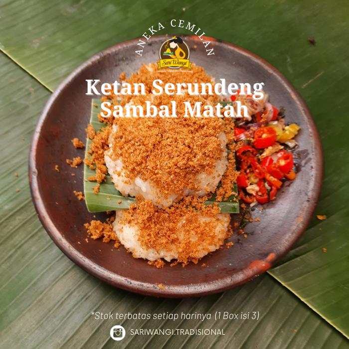 Gambar Ketan Serundeng Sambal Matah ( Siap Santap ) dari Sariwangi Tradisional undefined Tokopedia
