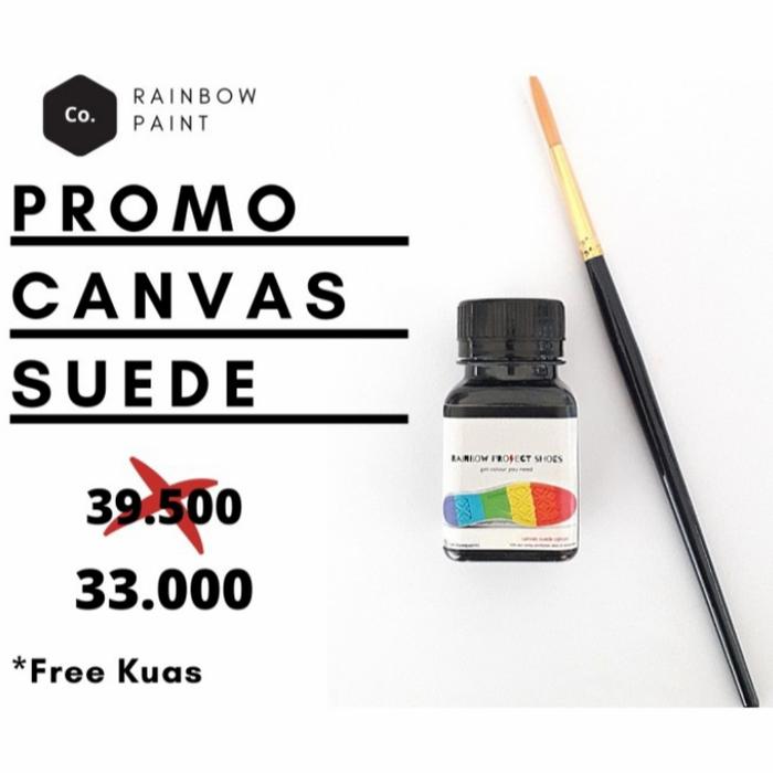 Gambar cat sepatu canvas suede pembersih sepatu 50ml gratis kuas hitam - Merah Muda dari LAPAK TUA BANDUNG undefined Tokopedia