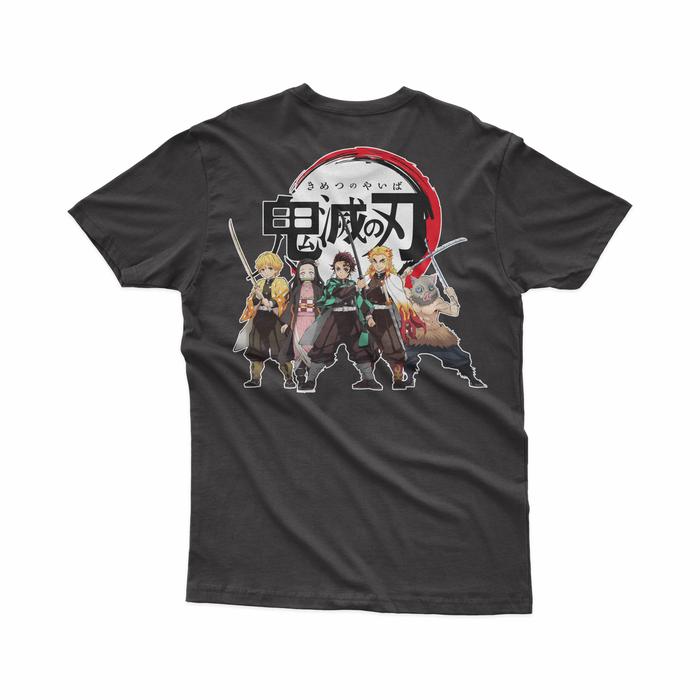 Gambar Kaos demon slayer anime fan made - Hitam, M dari MK outfit.co undefined Tokopedia