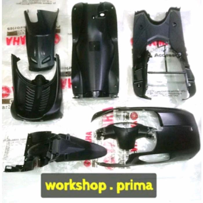 Gambar PAKET BODY KASAR- BODI BORDES- KULIT JERUK- DEK MIO SPORTY- ORIGINAL Y - Hitam Full dari Workshop Prima undefined Tokopedia