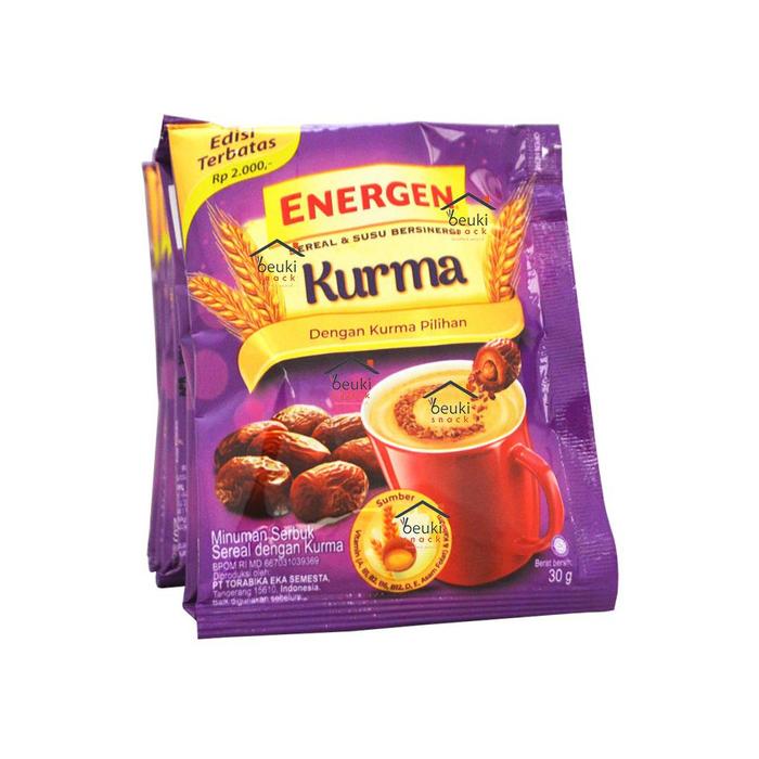 Gambar RENCENG Energen Kurma Minum Makanan Bergizi Sereal Sehat Rasa Kurma dari Toko Murni shp undefined Tokopedia