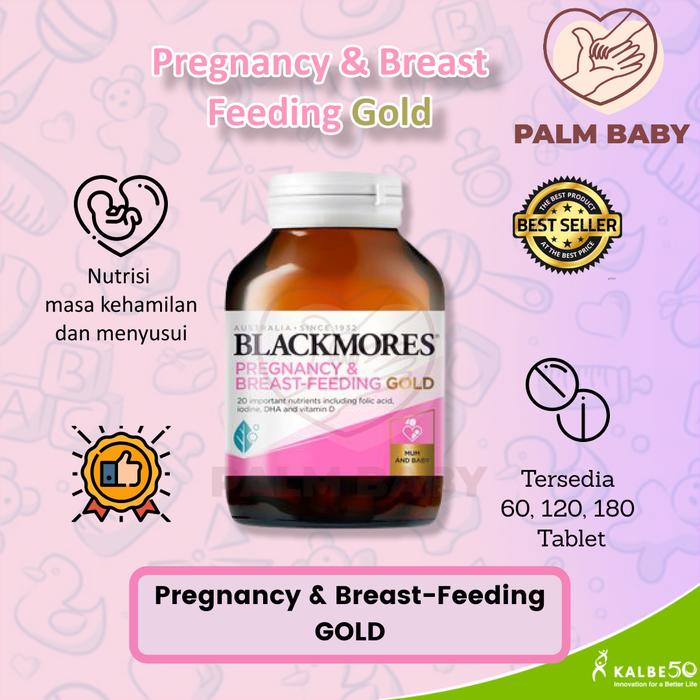 Gambar Blackmores Pregnancy & Breast Feeding Gold - 60Tablet dari Palm Baby Shop BTM undefined Tokopedia