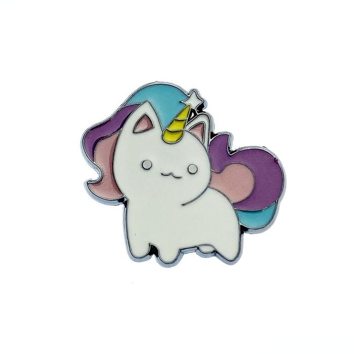 Gambar W! Accessories Pin Enamel Kucing Unicorn - Kucing Masker dari W Accessories by Scoop undefined 5 Tokopedia