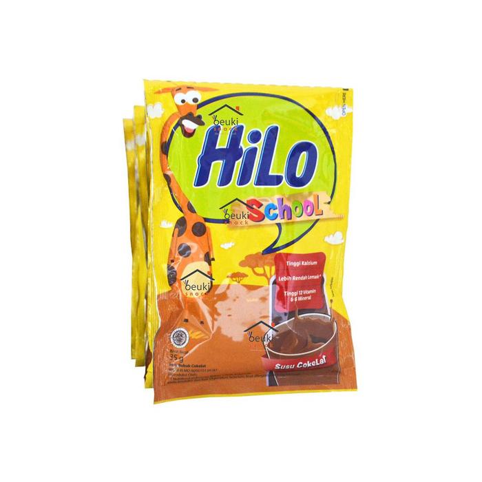 Gambar RENCENG HiLo School Chocolate Minuman Bubuk Susu Coklat Anak Sekolah dari Toko Murni shp undefined Tokopedia