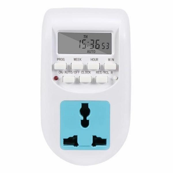 Gambar Stop Kontak Timer Digital Otomatis / Programmable Digital Timer Switch - A. Universal dari SINUFA SHOP undefined Tokopedia