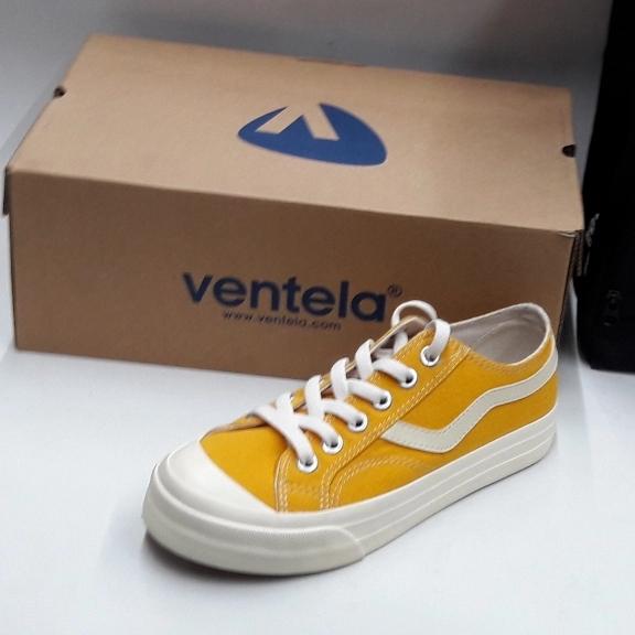 Gambar Sepatu Ventela PUBLIC LOW (Original) Black Natural BERHADIAH TAS+TALI - Kuning, 38 dari Shopshoes77 undefined Tokopedia