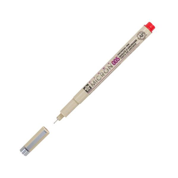 Gambar SAKURA Pigma Micron Pen 005 - Red dari dreamshop.jkt undefined Tokopedia