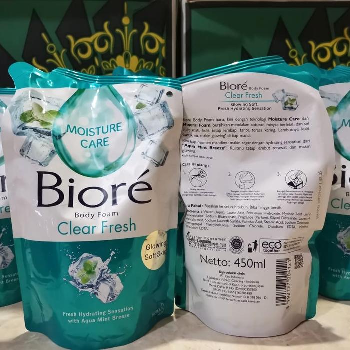 Gambar biore body foam - clear fresh dari Sefshoop undefined Tokopedia