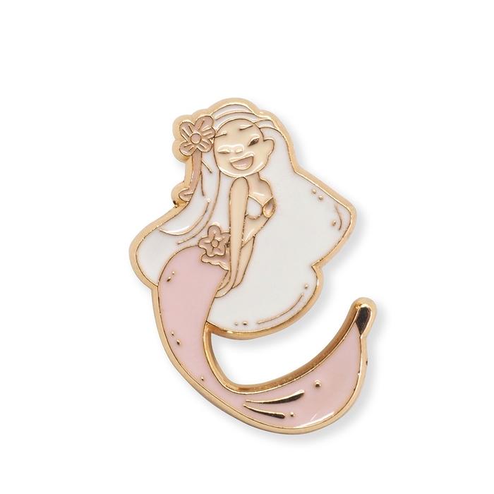 Gambar W! Accessories Pin Enamel Mermaid 55299400 - mermaid dari W Accessories by Scoop undefined Tokopedia