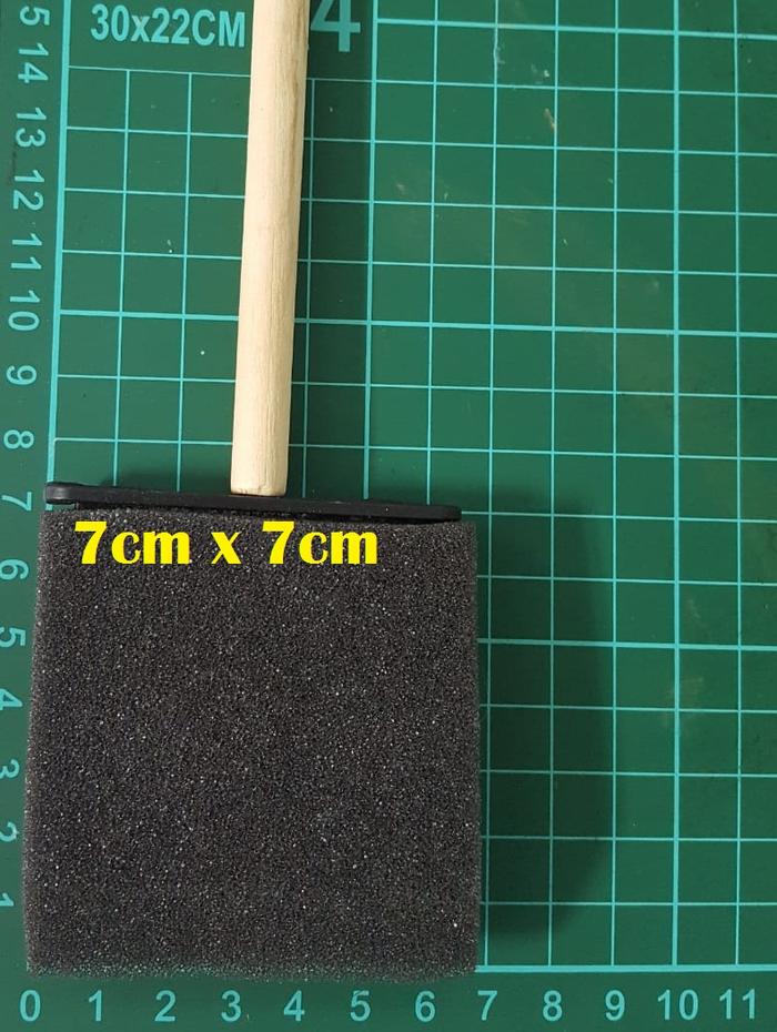 Gambar Foam Brush Set - Lebar 7cm dari Decoupage undefined Tokopedia
