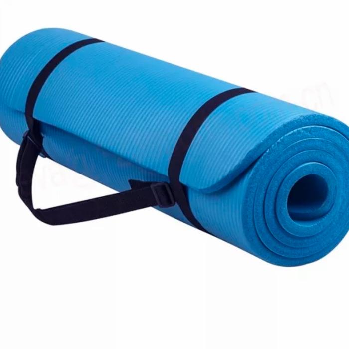 Gambar Matras Yoga Mat Pilates Olahraga NBR - Biru dari DUADUA FIT SHOP undefined Tokopedia