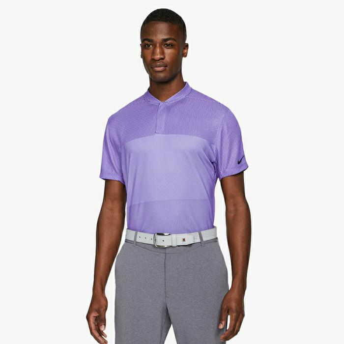 Jual KAOS GOLF PRIA NIKE Dri-FIT Tiger Woods Blade Shirts Purple