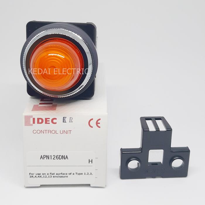 Gambar IDEC PILOT LAMP 220V 30mm APN126DN - Orange dari KEDAI ELECTRIC undefined Tokopedia