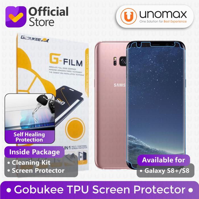 Gambar Gobukee TPU Screen Protector Galaxy S8/S8+ Plus + Garansi Free Replace - Galaxy SB Plus dari unomax undefined Tokopedia