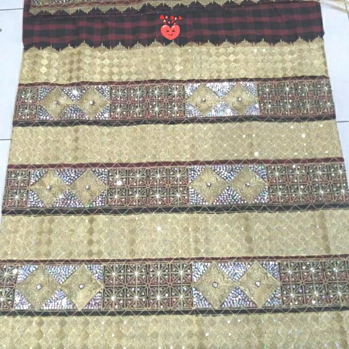 Gambar tapis songket lampung limar sekebar kain selendang siap pakai dari naqiva_shop undefined Tokopedia