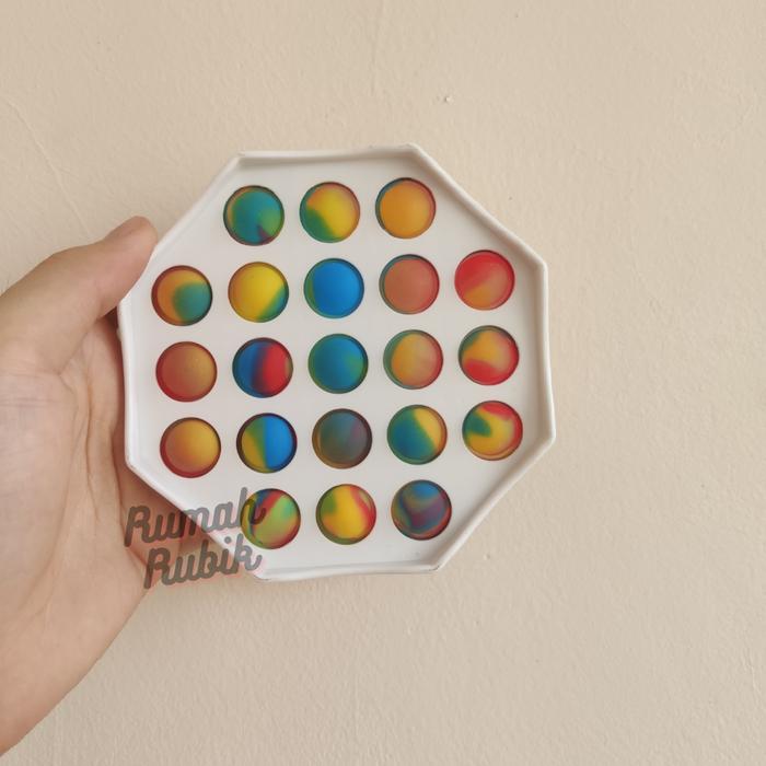 Gambar [ POP IT - DIMPLE ] Fidget Toys Mainan Pop It / Popit Fidget Toy - DIMPLE SEGI8 FC dari Rumah Rubik undefined Tokopedia