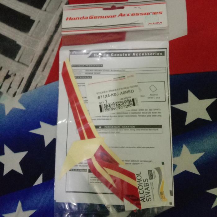 Gambar Aksesoris Honda Genio Visor Dan Panel Meter Original - Merah dari TianDjayaShop undefined Tokopedia