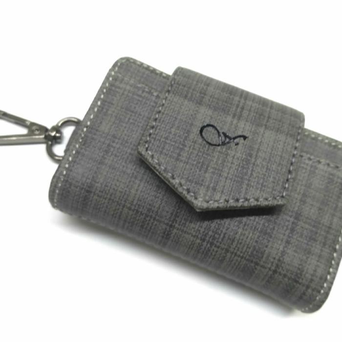 Gambar Dompet kunci Stnk smartkey fiorenza maxx 1172 pu pattern leather - dark grey dari Fiorenza Bags undefined Tokopedia