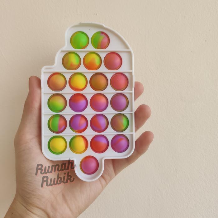 Gambar [ POP IT - DIMPLE ] Fidget Toys Mainan Pop It / Popit Fidget Toy - DIMPLE ICECR FC dari Rumah Rubik undefined Tokopedia