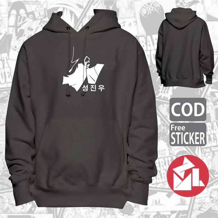 Gambar Jaket Solo Leveling Jin Woo Hoodie Anime Sung Jinwoo Ahjin Guild - Hitam, XL dari ZAMULE Store undefined Tokopedia