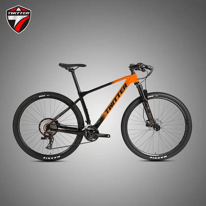 Jual TWITTER PREDATOR PRO SEPEDA GUNUNG CARBON SRAM ATAU SHIMANO