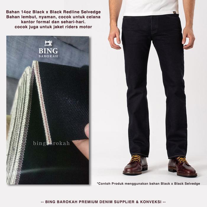 black selvedge denim