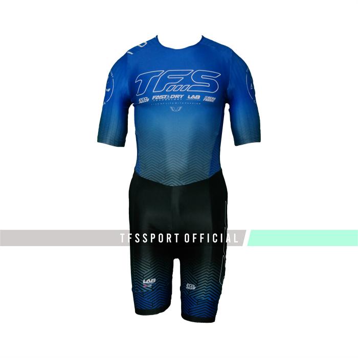 Jual SKINSUIT TFS AERO SERIES BLUE S Kota Cimahi Tfssport