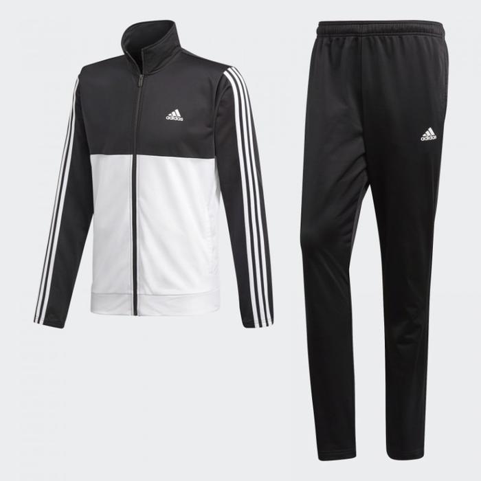 Gambar ADIDAS JACKET TRACK SUIT TRAINER BACK TO BASIC 3 STRIPE WHITE BLACK - L dari SAVAGEARCHIVE undefined Tokopedia