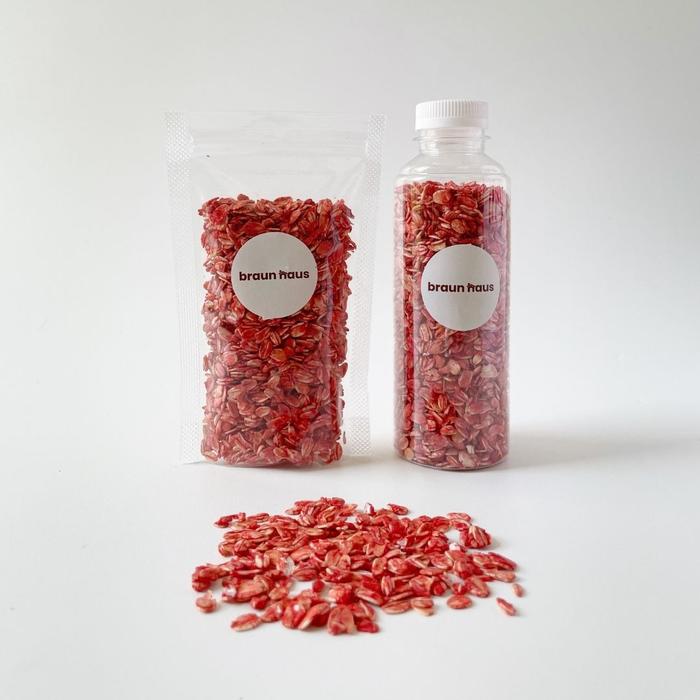 Gambar Oat Gandum Warna Warni / Mainan Sensory Anak / Mainan Montessori Anak - Merah, 70 gram dari Braun Haus undefined Tokopedia