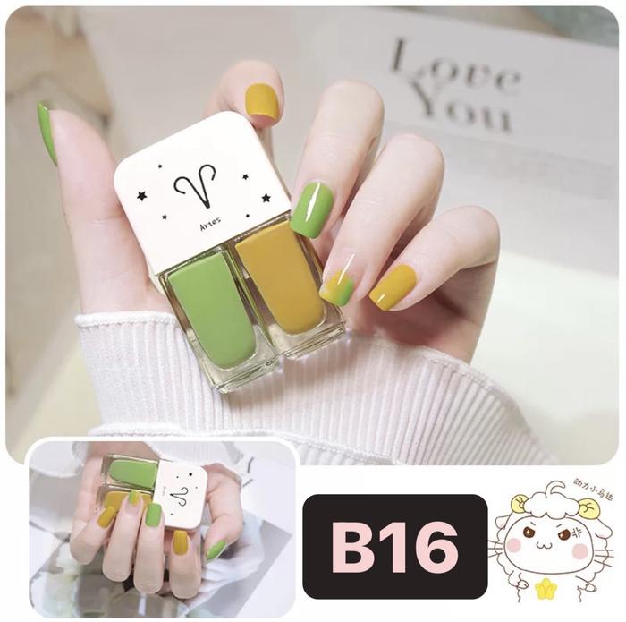 Gambar [7.7]BF B16 - B30 2In1 Kutek Koeran NON Peel Off Nail Polish Set - B16 dari BFGalery undefined Tokopedia