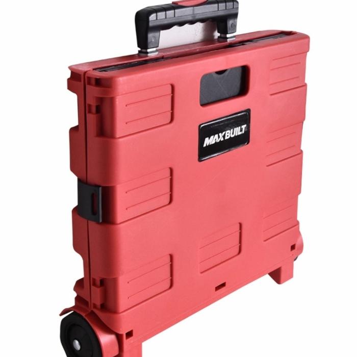 Gambar KRISBOW 25 kg troli / trolley / dorongan lipat barang, galon, dll - Merah dari DS Store Tokopedia undefined Tokopedia