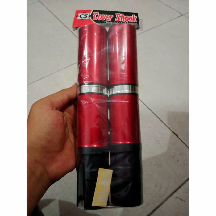 Gambar Cover shock yamaha Jupiter z Jupiter mx vega r pelindung shockbreaker - Merah, vega zr dari Tegalmodif undefined Tokopedia