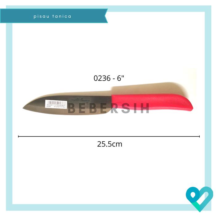 Gambar Pisau Stainless Tanica Asli / Pisau Daging Sayur - 0217 - 7" dari Bebersih Official Store undefined 5 Tokopedia