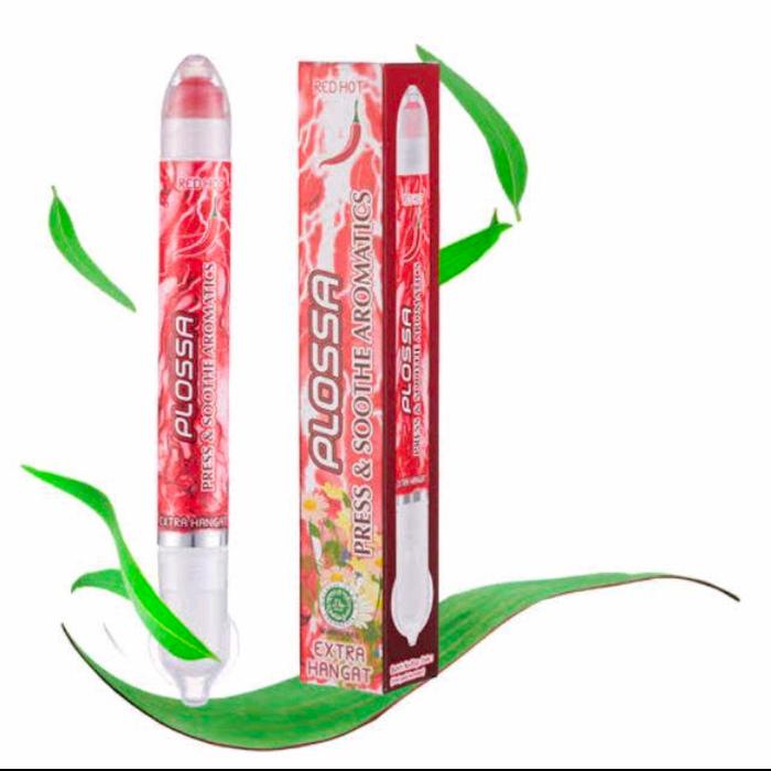 Gambar Plossa Minyak Angin Aromatherapy 4in1 PRESS & SOOTH AROMATICS - RED HOT dari Olshopcherrish undefined Tokopedia