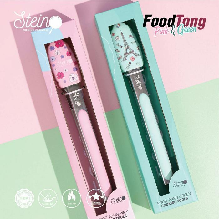 Gambar STEIN cookware FoodTong / pencapit makanan Silicon Silicone dari best home kitchen undefined Tokopedia