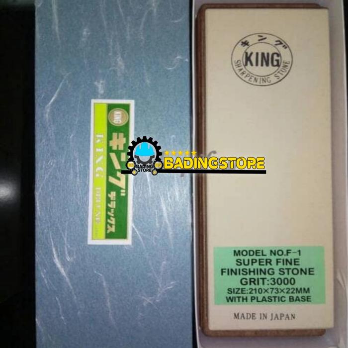 Gambar Batu Ashan KING Grade 3000 Batu Asahan Golok Pisau Grit 3000 Original dari Bading Store undefined Tokopedia
