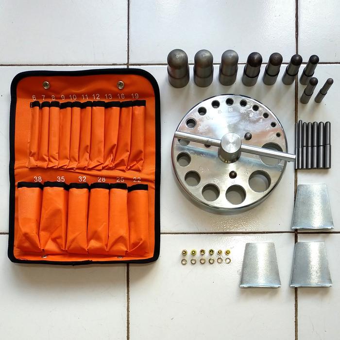 Jual Hollow Punch Set 638mm Steel Round IMPA 613056 Kota Batam