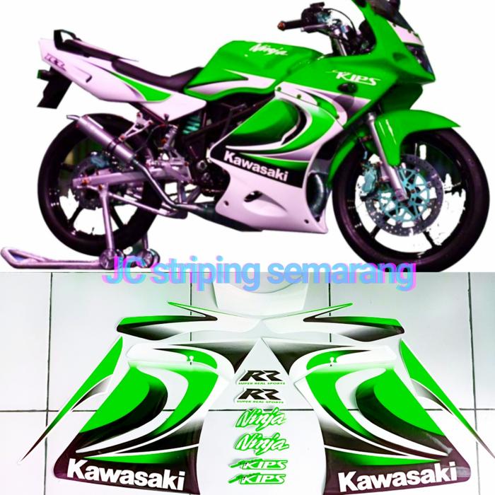 Gambar striping ninja rr old custom - Hijau dari jc striping semarang undefined Tokopedia